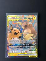 Raichu & alolan raichu gx unified minds, Hobby en Vrije tijd, Ophalen of Verzenden, Nieuw, Losse kaart