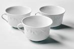 3 Tasses déjeuner California - Porcelaine de Limoges blanche, Verzamelen, Ophalen, Zo goed als nieuw, Porselein, Kop en/of schotel