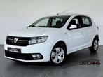 Dacia Sandero 1.0i SCe -1ERPRO-AIRCO-GPS-BLUETOOTH-TVA, Gebruikt, 1045 kg, Wit, Bedrijf