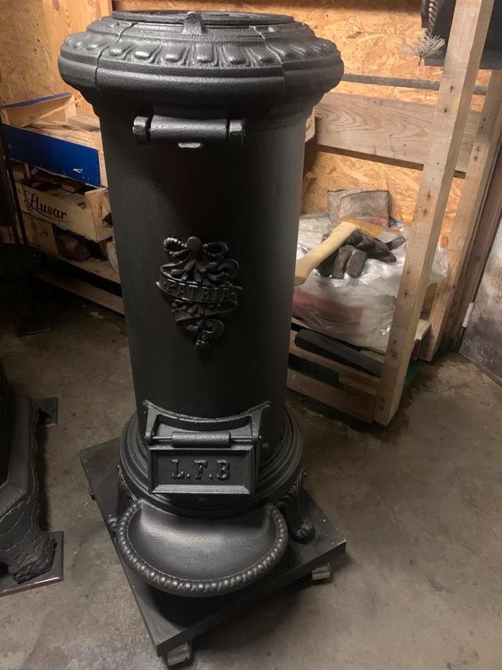 Potkachel, duveltje Patria, Huis en Inrichting, Kachels, Zo goed als nieuw, Vrijstaand, Potkachel, Ophalen