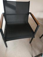 Tuinstoelen en tafel donkergrijs, Ophalen, Nieuw, Aluminium, Stapelbaar