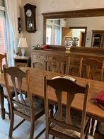Eetplaats klassiek eik, Huis en Inrichting, Ophalen, Gebruikt, Klassiek ; niets beschadigd, compleet en heel goed onderhouden