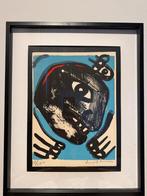 Bengt Lindstrom - Visages (1978) Ingelijst, Ophalen