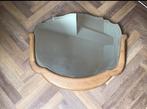 Vintage spiegel met houten lijst – uniek model, Huis en Inrichting, Woonaccessoires | Dienbladen, Ophalen