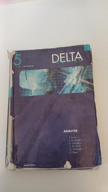 Delta 5. Analyse, Enlèvement, Utilisé, Secondaire, Mathématiques A