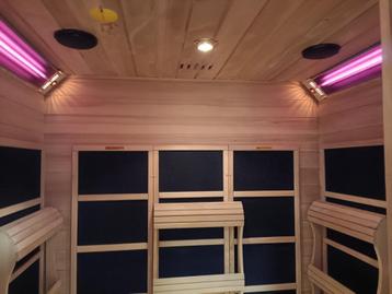 infrarood cabine, Sport en Fitness, Sauna, Ophalen, Zo goed als nieuw, Infrarood, Complete sauna