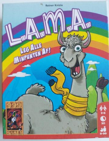 Lama - 999 Games, Hobby en Vrije tijd, Een of twee spelers, Ophalen of Verzenden, Zo goed als nieuw, 999 Games