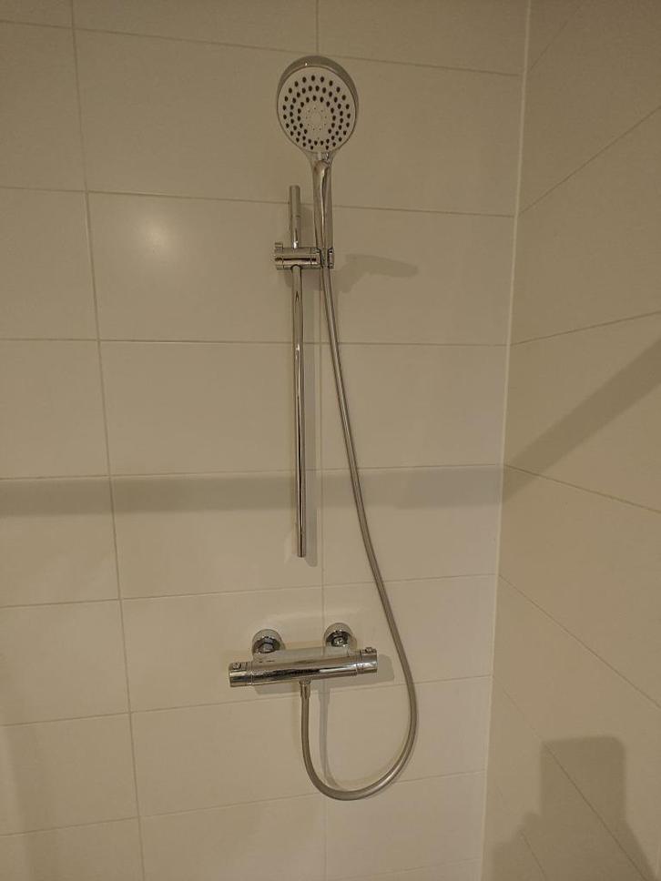Thermostaat Nobili + douchetset Fito Chrome, Doe-het-zelf en Bouw, Sanitair, Zo goed als nieuw, Douche, Chroom, Ophalen