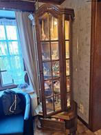 Vitrinekast eik, Ophalen, Eikenhout, 200 cm of meer, 50 tot 100 cm