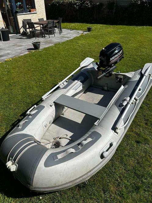 bateaux rigide de 2m50 avec moteur 4cv, Watersport en Boten, Rubberboten, Zo goed als nieuw, Overige merken, Airdeck, Minder dan 70 pk