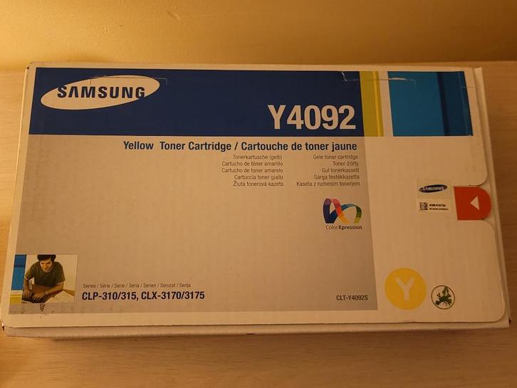 Nieuwe gele toner Samsung CLT-Y4092S, Computers en Software, Printerbenodigdheden, Nieuw, Toner, Verzenden