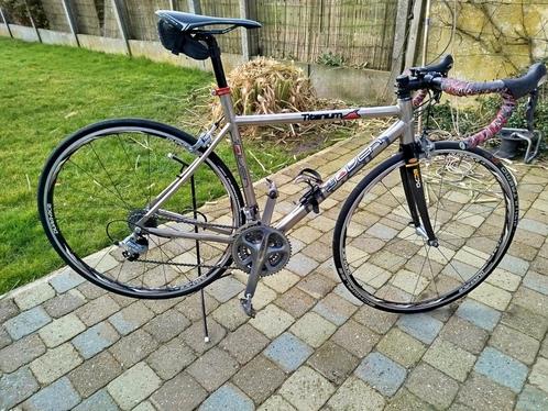 koersfiets titanium, Fietsen en Brommers, Fietsen | Racefietsen, Ophalen