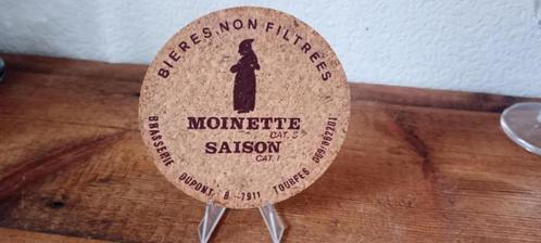 Brasserie Beer Sous Bock Moinette-Saison in kurk, Verzamelen, Biermerken, Zo goed als nieuw, Viltje(s), Overige merken, Verzenden