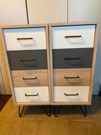Moderne Commode / ladenkast met 4 schuiven, Ophalen, Minder dan 50 cm, Kunststof, 100 tot 150 cm