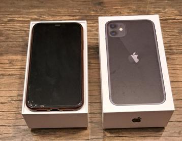 IPhone 11 ,64gb, écran fissuré . beschikbaar voor biedingen