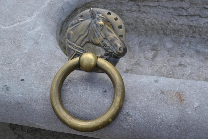 grote messing deurklopper voor paardenliefhebber, Doe-het-zelf en Bouw, Deuren en Vliegenramen, Ophalen