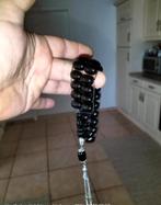 Tesbih – Zaza model – Zwarte agaat Akik Handgemaakt – 12/10, Enlèvement ou Envoi