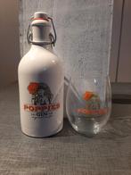 Poppies Gin 14-18 glas & bottle., Ophalen, Nieuw, Borrel- of Shotglas