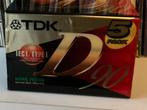 TDK D90 cassette 5 Pack, Enlèvement ou Envoi, Comme neuf
