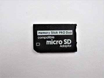 Adaptateur Memory Stick Pro Duo pour micro SD neuf