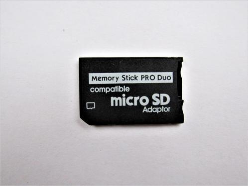 Adaptateur Memory Stick Pro Duo pour micro SD neuf, TV, Hi-fi & Vidéo, Photo | Cartes mémoire, Neuf, Memory stick, Moins de 2 GB