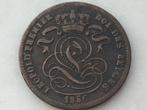 1 cent 1856 Belgische Leeuw, Postzegels en Munten, Ophalen of Verzenden