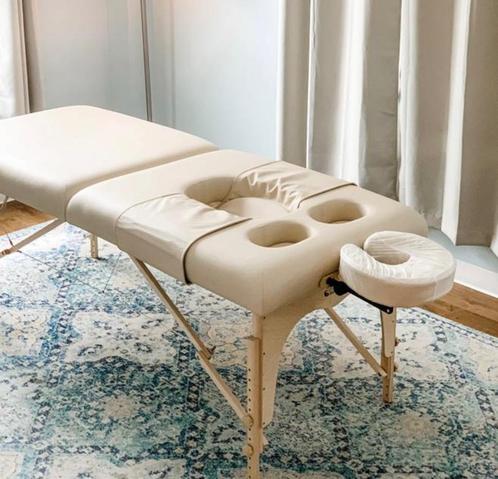 Luxe Massagetafel custom craftworks, Sport en Fitness, Massageproducten, Zo goed als nieuw, Massagetafel, Ophalen