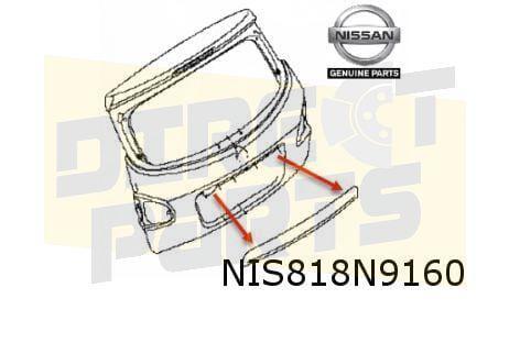 Nissan Qashqai achterklepgreep (bij camera en intelligent pa, Auto-onderdelen, Carrosserie, Achterklep, Nissan, Achter, Nieuw