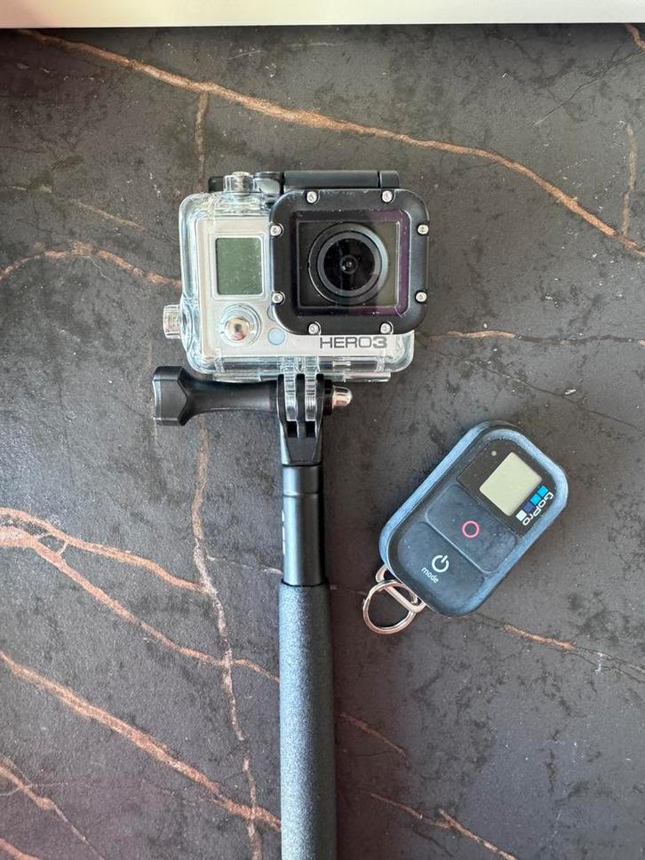 GoPro Hero 3 + accessories, Audio, Tv en Foto, Actiecamera's, Zo goed als nieuw, GoPro, Ophalen