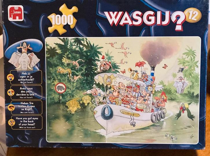 Set van 4 wasgij puzzels. Zie omschrijving., Hobby en Vrije tijd, Denksport en Puzzels, Zo goed als nieuw, Ophalen of Verzenden