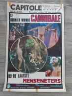 Originele cinemaposter ultimo mondo cannibale 1977, Ophalen of Verzenden, Zo goed als nieuw, Rechthoekig Staand, Film en Tv