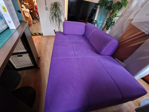 Paars zetel bed, Huis en Inrichting, Zetels | Zetels, Zo goed als nieuw, Rechte bank, Driepersoons, 200 tot 250 cm, 100 tot 125 cm