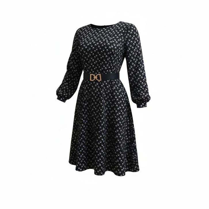 ✨️DIDI Jurk Maat XS valt als M - Met BUNDELKORTING‼️✨️, Kleding | Dames, Jurken, Zo goed als nieuw, Maat 38/40 (M), Zwart, Knielengte