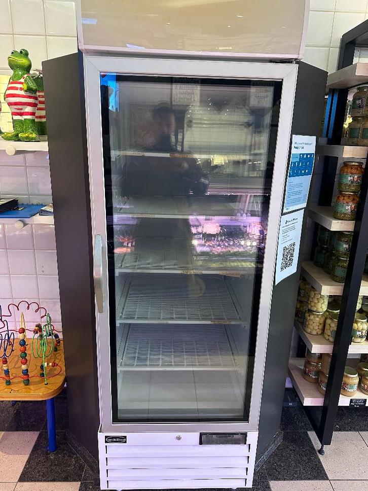 Een diepvries met glazen deur en ledverlichting, Elektronische apparatuur, Koelkasten en IJskasten, Gebruikt, Met aparte vriezer