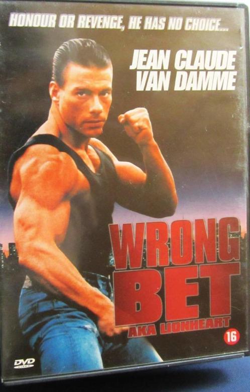 DVD ACTIE- WRONG BET (JEAN CLAUDE VAN DAMME)-ZELDZAAM, Cd's en Dvd's, Dvd's | Actie, Zo goed als nieuw, Actiethriller, Alle leeftijden