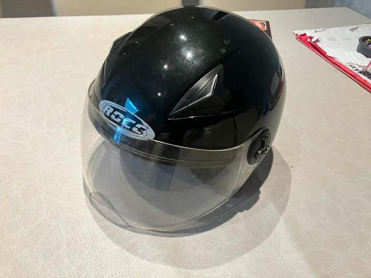 Brommer / scooterhelm - maat: Medium, Motoren, Kleding | Motorhelmen, Dames, Heren, M, Overige merken, Tweedehands, Ophalen of Verzenden