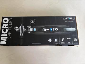 Nieuwe step MICRO SPRITE LED - zwart beschikbaar voor biedingen