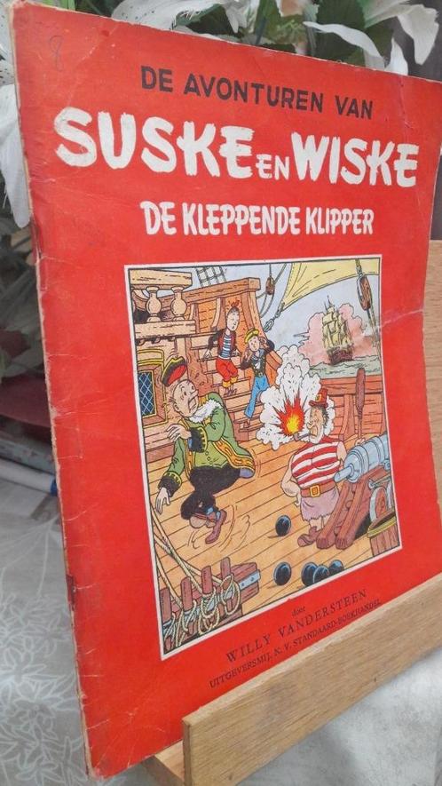 ‘ Vlaamse 1ste druk  Suske en Wiske nr24 de kleppende klip, Boeken, Stripverhalen, Gelezen, Eén stripboek, Verzenden