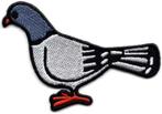 Duif stoffen opstrijk patch embleem, Verzamelen, Verzenden, Nieuw