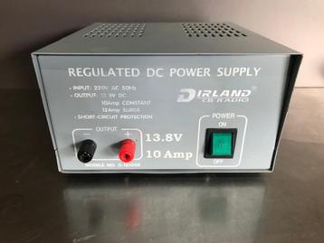 Dirland Voeding 13.8 volt 8-10 Amp  27mc  beschikbaar voor biedingen