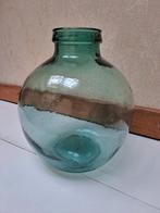 Glazen bol, Moins de 50 cm, Enlèvement ou Envoi, Verre, Vert