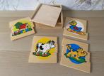 Houten Puzzelset met Dieren & Boerderij, Ophalen of Verzenden