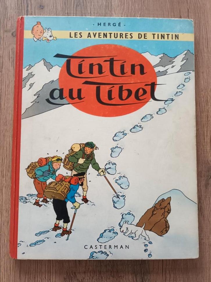 tintin au tibet 1ste druk 1960, Boeken, Stripverhalen, Gelezen, Eén stripboek, Verzenden