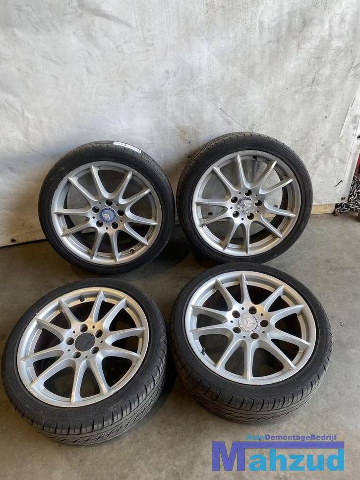 MERCEDES Sportvelgen velgen 5x112 66.6 215 40 17 inch, Auto-onderdelen, Banden en Velgen, Band(en), Gebruikt