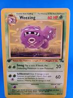 Weezing 45/62 - Fossil (1st edition), Hobby en Vrije tijd, Verzamelkaartspellen | Pokémon, Verzenden, Zo goed als nieuw