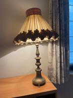 Klassieke tinnen tafellamp, Ophalen, Gebruikt, 50 tot 75 cm, Klassiek