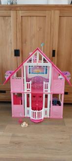 Barbiehuis met toebehoren, Maison de poupées, Enlèvement, Utilisé