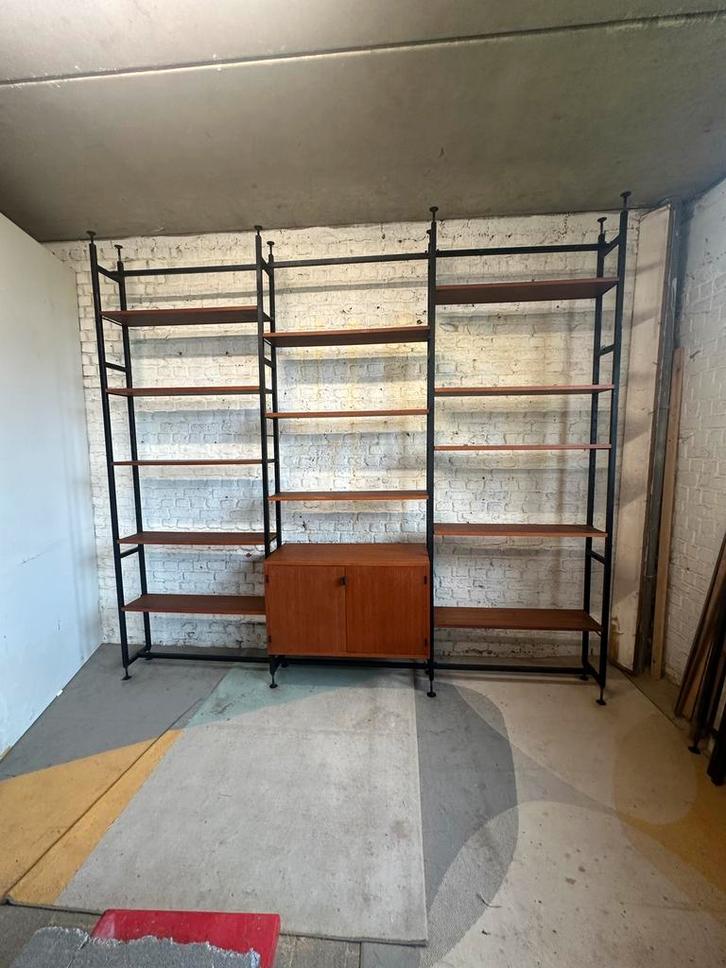 Knoll International model 03 Florence Knoll 1960, Huis en Inrichting, Kasten | Boekenkasten, Teakhout, Ophalen