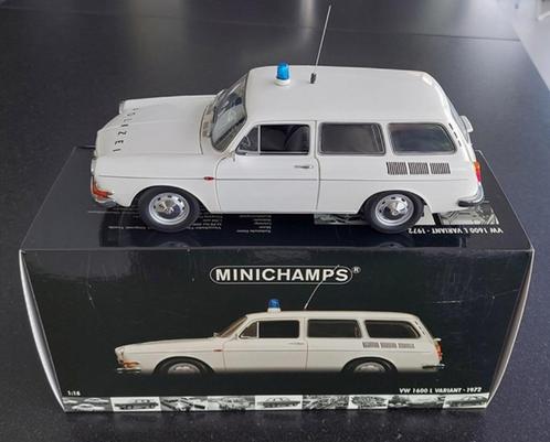 Minichamps VW 1600 L Variant 1972 1:18, Hobby en Vrije tijd, Modelauto's | 1:18, Gebruikt, MiniChamps, Ophalen of Verzenden