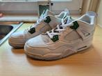 Air Jordan 4 retro metallic green maat 45, Ophalen, Wit, Zo goed als nieuw, Sneakers